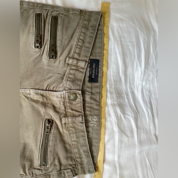 JCrew toothpick zipper jeans size 26 - Picture 4 of 10